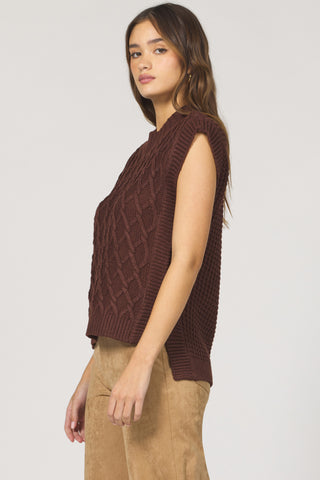 BRIANA TOP CAPPUCCINO SWEATER