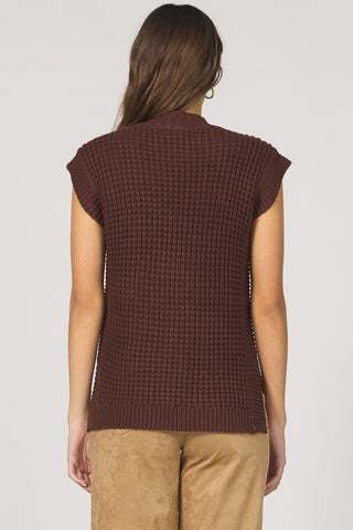 BRIANA TOP CAPPUCCINO SWEATER