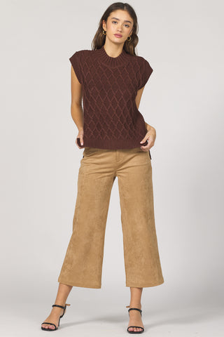BRIANA TOP CAPPUCCINO SWEATER