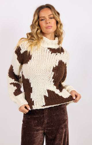 OPEN RANGE CHUNKY KNIT SWEATER - SAGE THE LABEL