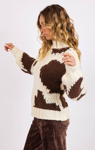 OPEN RANGE CHUNKY KNIT SWEATER - SAGE THE LABEL