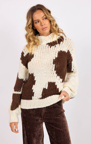 OPEN RANGE CHUNKY KNIT SWEATER - SAGE THE LABEL
