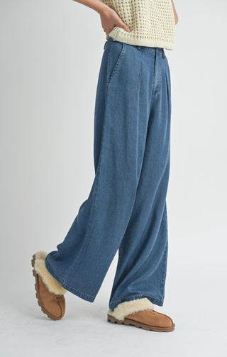 ACHIVES WIDE LEG DENIM - SADIE & SAGE