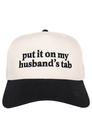 PUT IT ON MY HUSBANDS TAB - BLACK