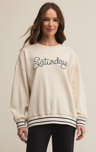 OVERSIZED SATURDAYS SWEATSHIRT - Z SUPPLY