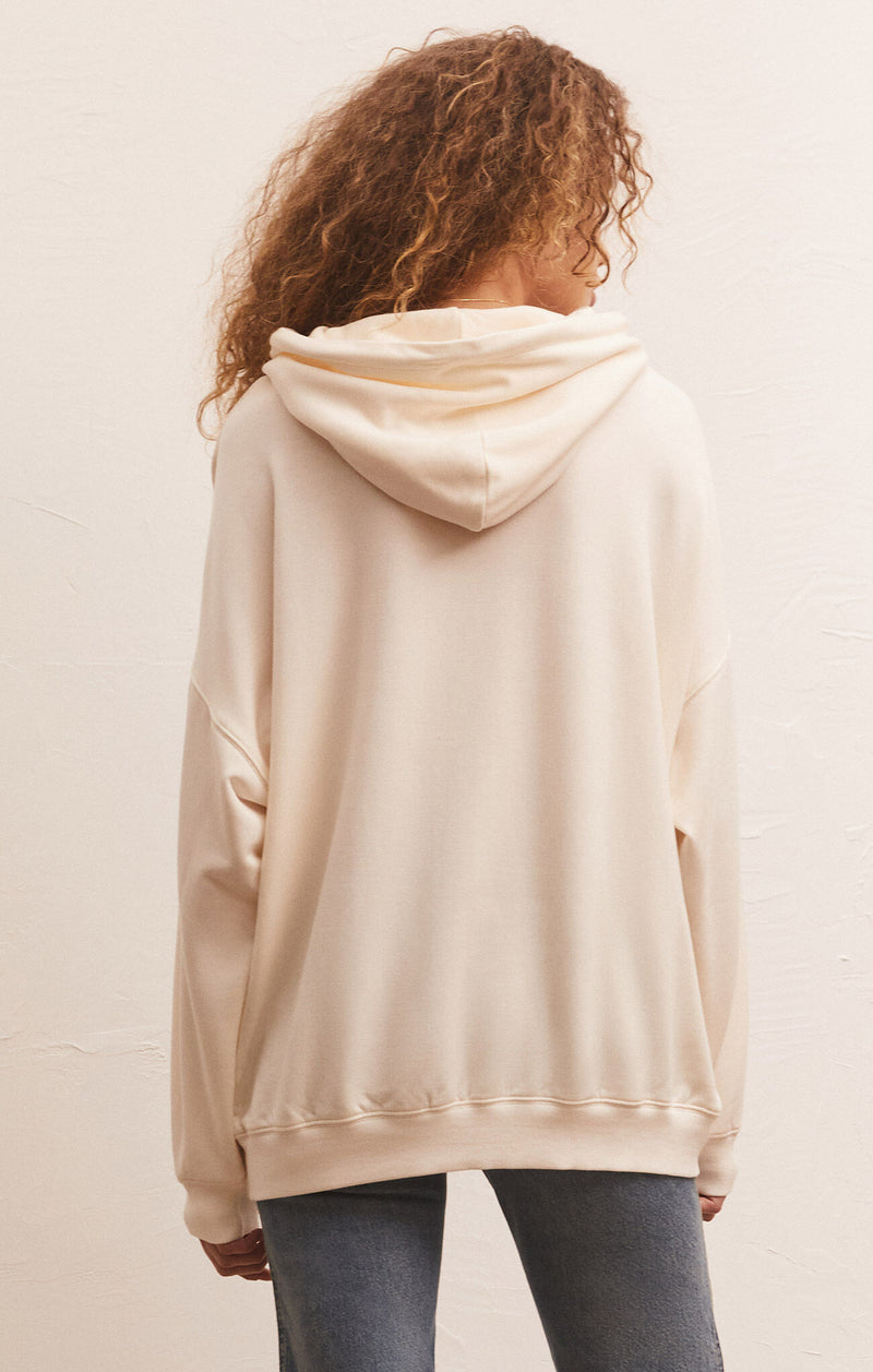 Oversized Modal Fleece Hoodie (Sandstone) - Z SUPPLY