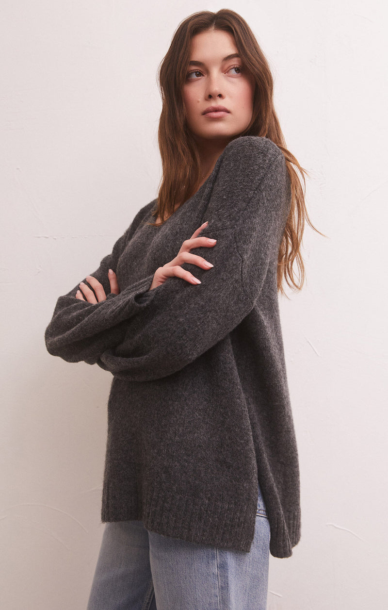 MODERN SWEATER (CHARCOAL) - Z SUPPLY