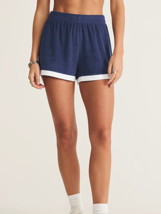 (MEDIUM + LARGE) 3SOYER TERRY SHORT (YACHT BLUE) - Z SUPPLY