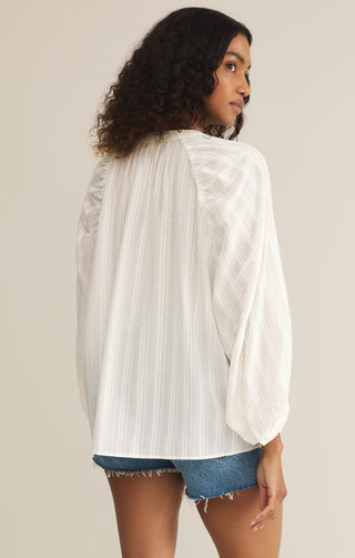 WREN BUTTON UP TOP (WHITE) - Z SUPPLY