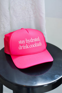 Stay hydrated, drink cocktails  Z Supply Trucker Hat
