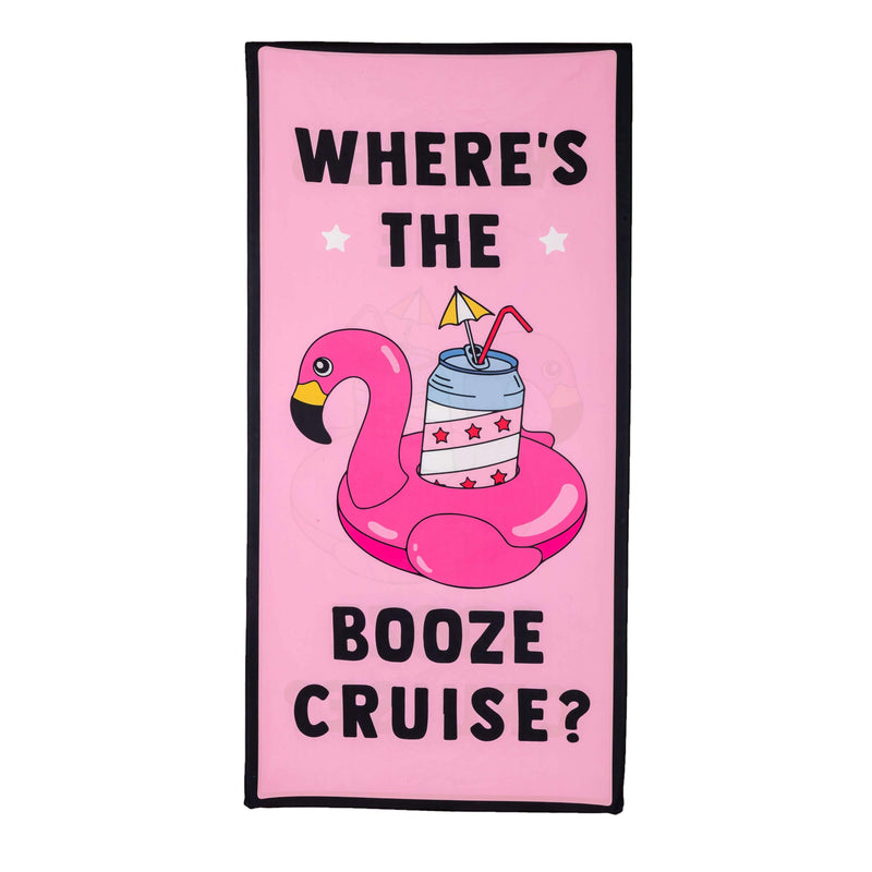 Where's The Booze Cruise Quick Dry Towel