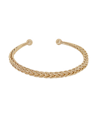 Twisted Brass Cuff